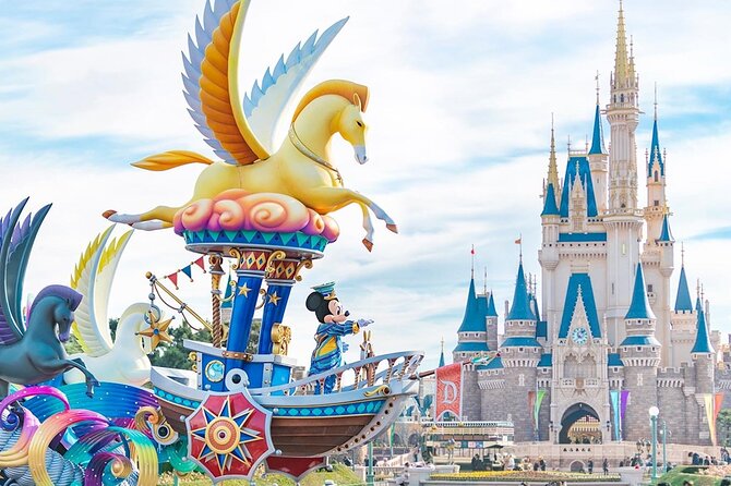 1 Day Ticket to Tokyo Disneyland With Private Transfer