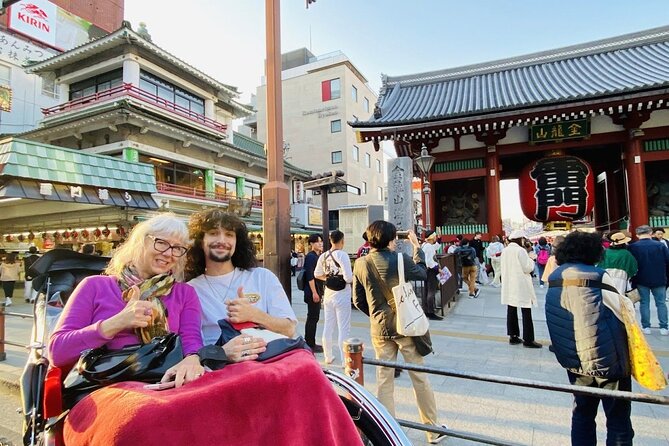 [Asakusa Experience Tour] Sushi Making Experience + Asakusa Rickshaw Tour