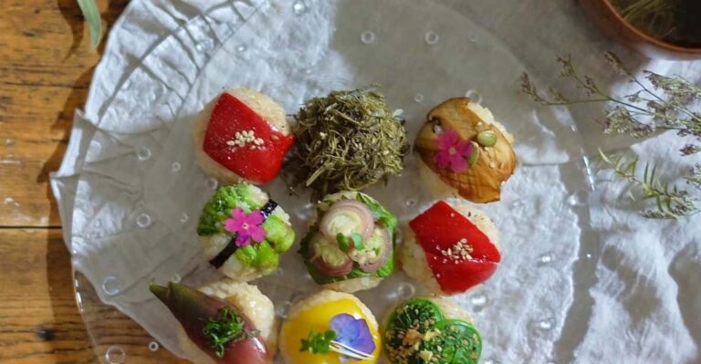 Asakusa: Sustainable Vegetable Temari Sushi Cooking Class