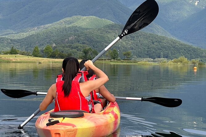 Early Morning Kayaking With View of Mt Fuji at Kawaguchiko