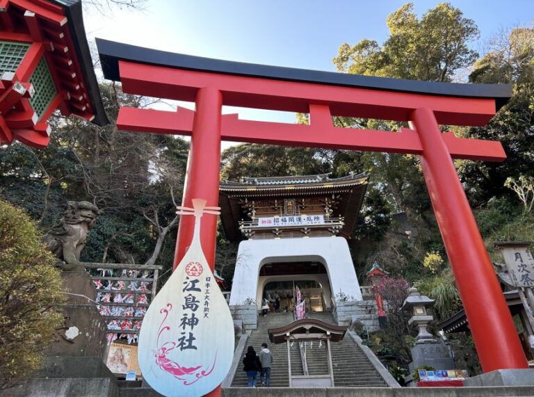 Enoshima: Highlights Walking Tour With Local Guide