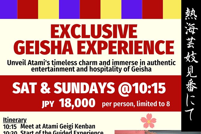 Exclusive Geisha Experience in Atami