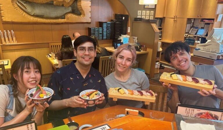 Experience Tsukiji Culture and Food｜Sushi & Sake Comparison