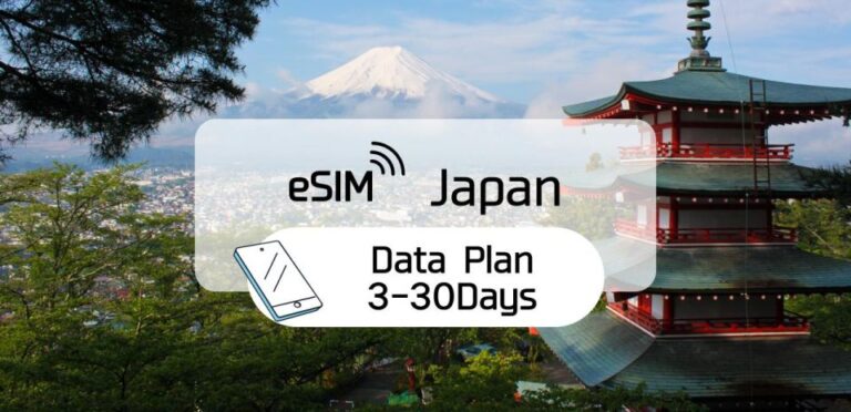 Japan: Esim Roaming Data Plan (0.5-2gb/ Day)