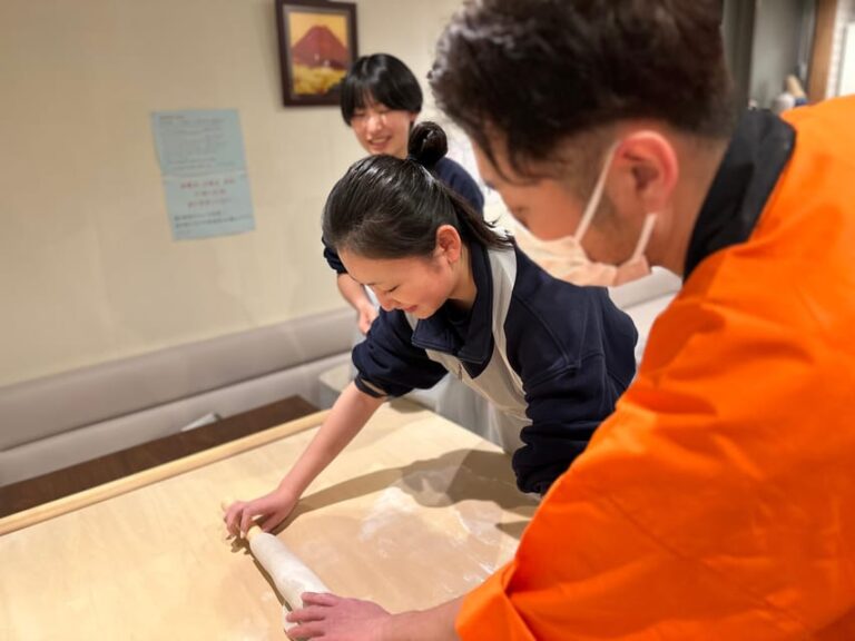 Japanese Buckwheat Noodle Making Experience in Sapporo,Japan