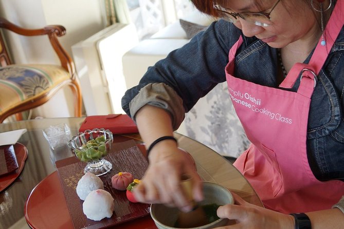 Japanese Sweets (Mochi & Nerikiri) Making at a Private Studio