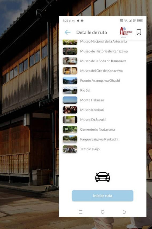 Kanazawa Self-Guided Tour App With Multi-Language Audioguide