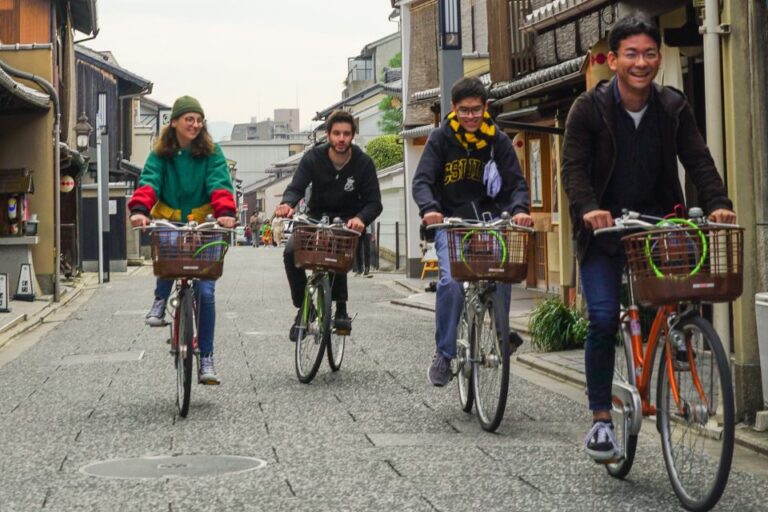 Kyoto: 4-Hour Historical Highlights Cycling Tour With Lunch