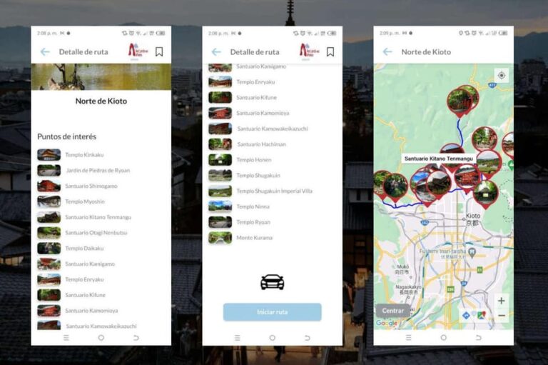 Kyoto Self-Guided Tour App With Multi-Language Audioguide