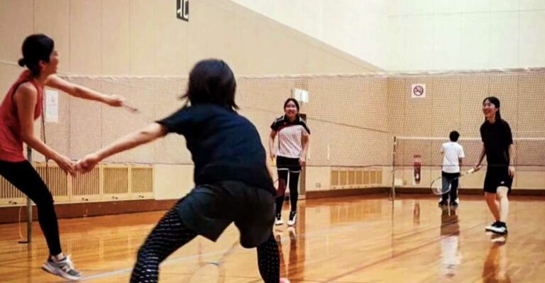 Osaka: Badminton With Japanese Locals!