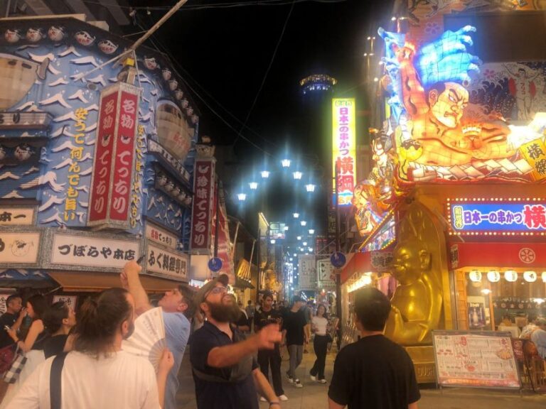 Osaka: Hungry Food Tour of Shinsekai With 15 Dishes