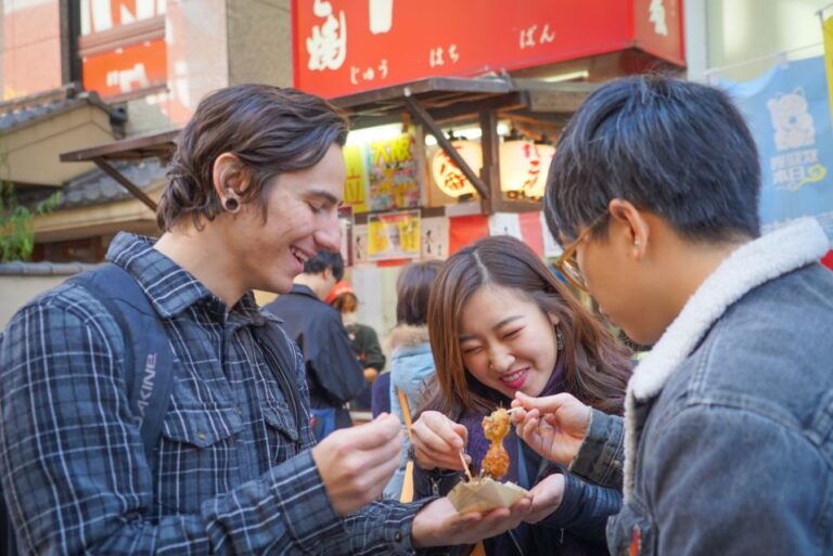 Osaka: Local Foodie Tour in Dotonbori and Shinsekai