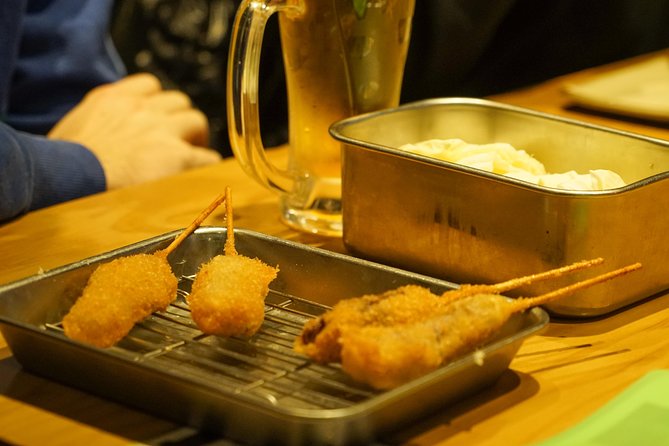 Osaka Local Foodie Walking Tour in Dotonbori and Shinsekai