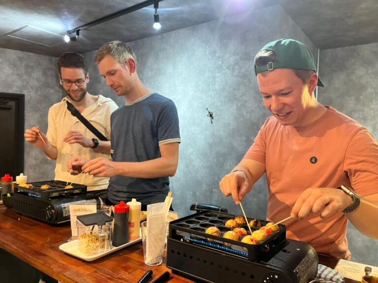 Osaka Sake Tasting With Takoyaki DIY