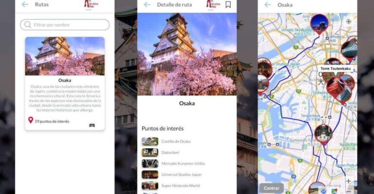 Osaka Self-Guided App With Multi-Language Audio Guide