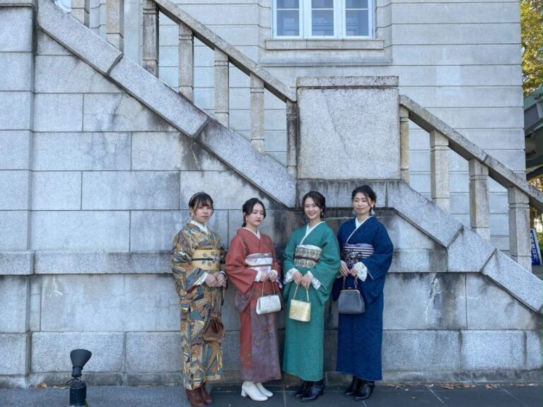 Osaka: Traditional Kimono Rental Experience at WARGO