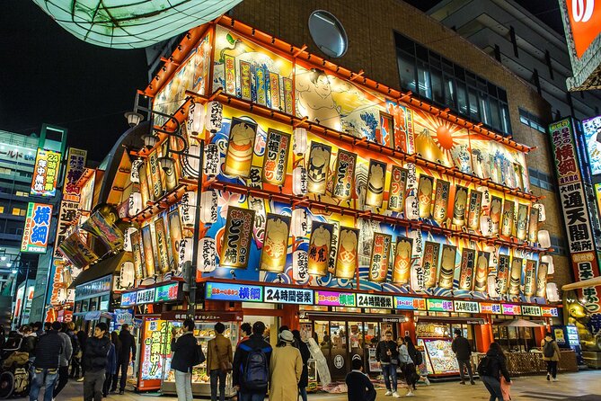 Soak up Into the History of Osaka Shinsekai Food Tour(Night Tour)