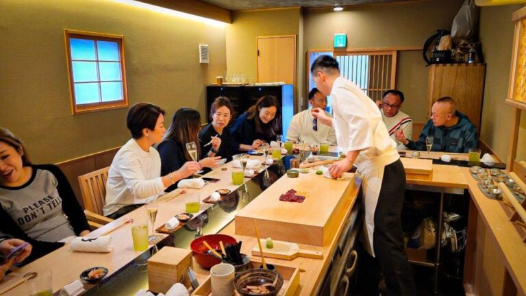 Sushi Making Experience in Shibuya