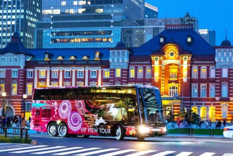 Tokyo: Open Top Sightseeing Bus With Audio Guide