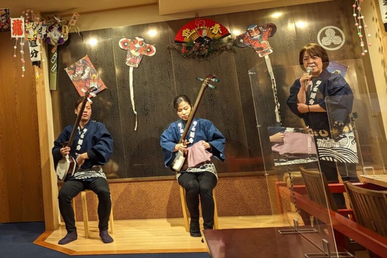 Tokyo: Traditional Asakusa Music Show With Dinner