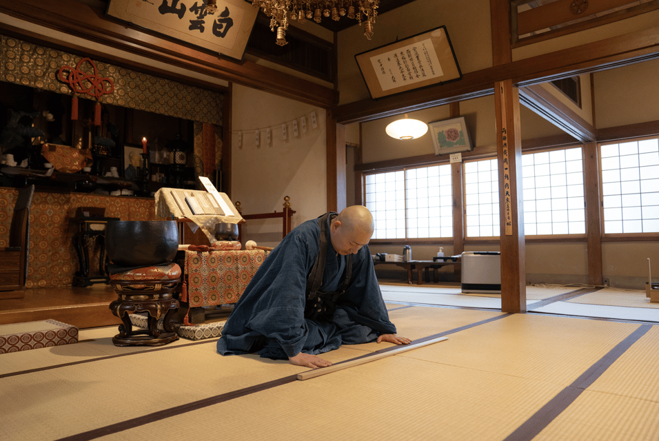 Tokyo: Zen Meditation at a Private Temple With a Monk - Experience Inclusions