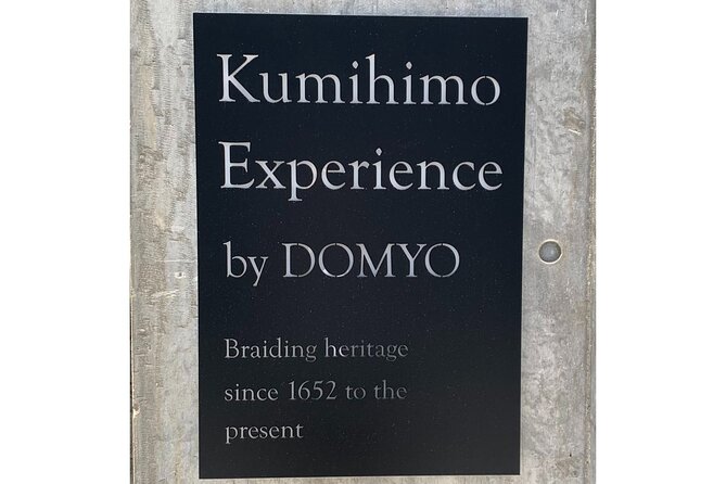 Traditional Japanese Kumihimo Artform Experience