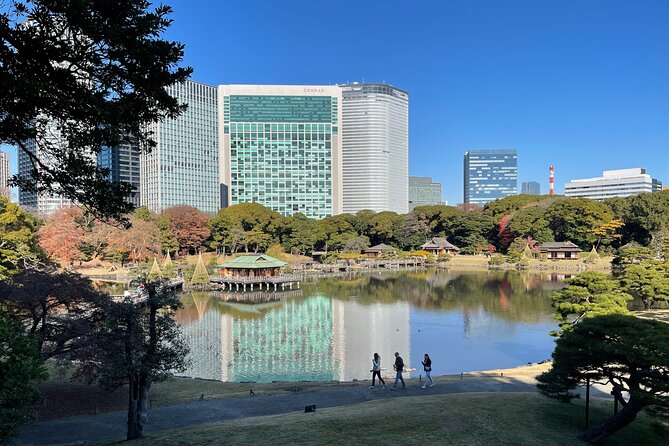 Tsukiji Old and New – Fish Market Food & Hamarikyu or Skyview