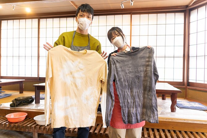 Yamanashi Dyeing Experience With Patterns Using Ink and Indigo