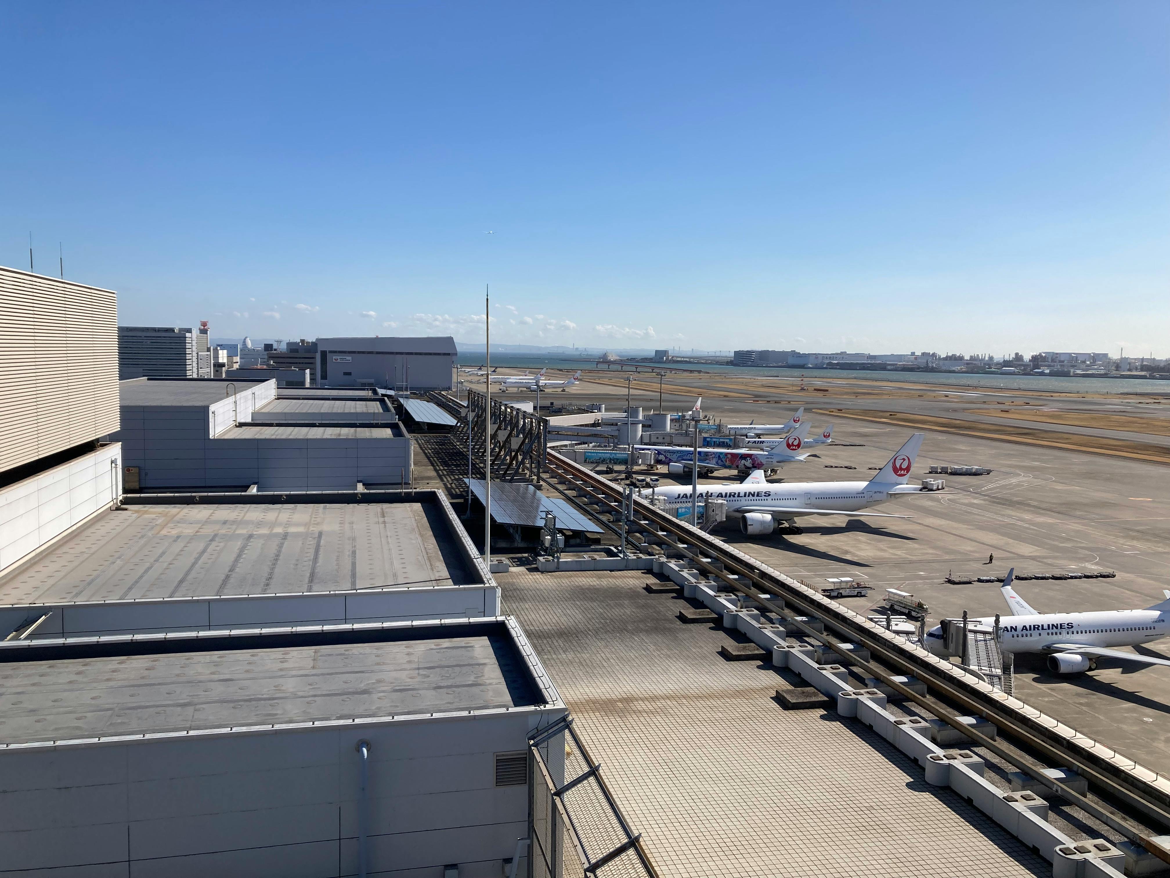 Haneda Airport aerial view