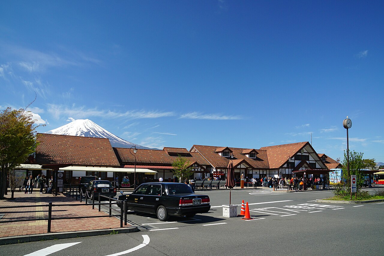 Kawaguchiko Station Yamanashi prefecture Japan