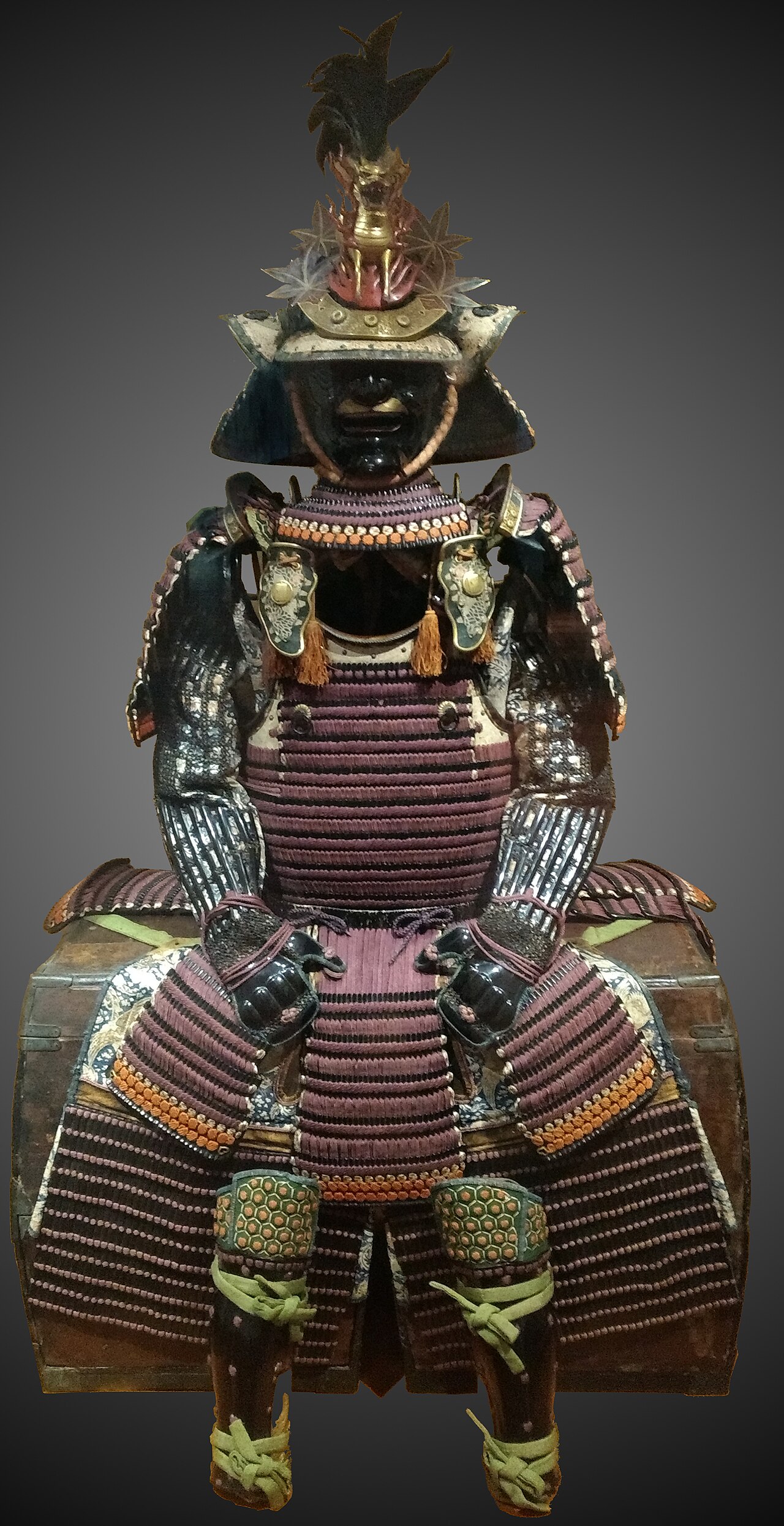 Traditional Japanese samurai armour