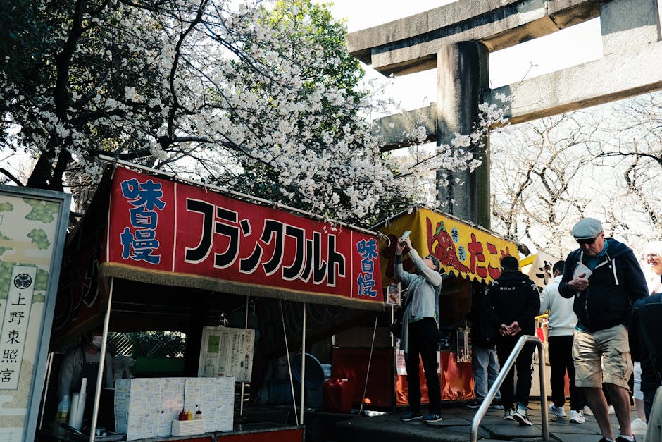Ueno Tokyo street scene