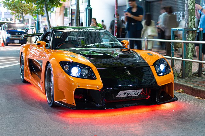 1-Hour Tokyo Tour in Tokyo Drift Mazda RX7 - Tokyo Tower and the Strongest Photo Opportunity