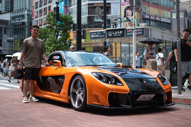 1-Hour Tokyo Tour in Tokyo Drift Mazda RX7 - Driving Through Shibuya by Day or Night