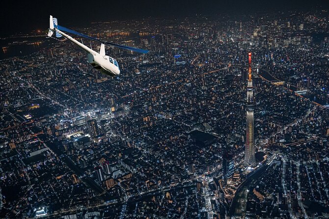 22-Min Tokyo City Lights Helicopter Tour – Skytree and Asakusa - From Funabashi Heliport to the Tokyo skyline
