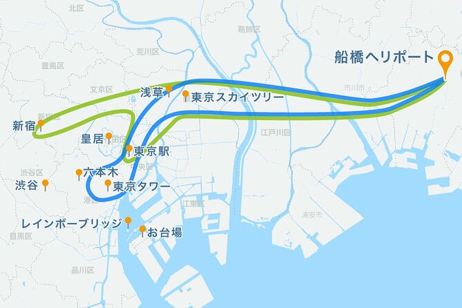 25-Min Downtown Helicopter Tour : Tokyo Skytree and Tokyo Tower - Tokyo Skytree from above