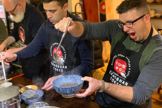 Asakusa Classic Ramen & Crispy Gyoza Cooking Class - Making ramen and gyoza in one Asakusa morning