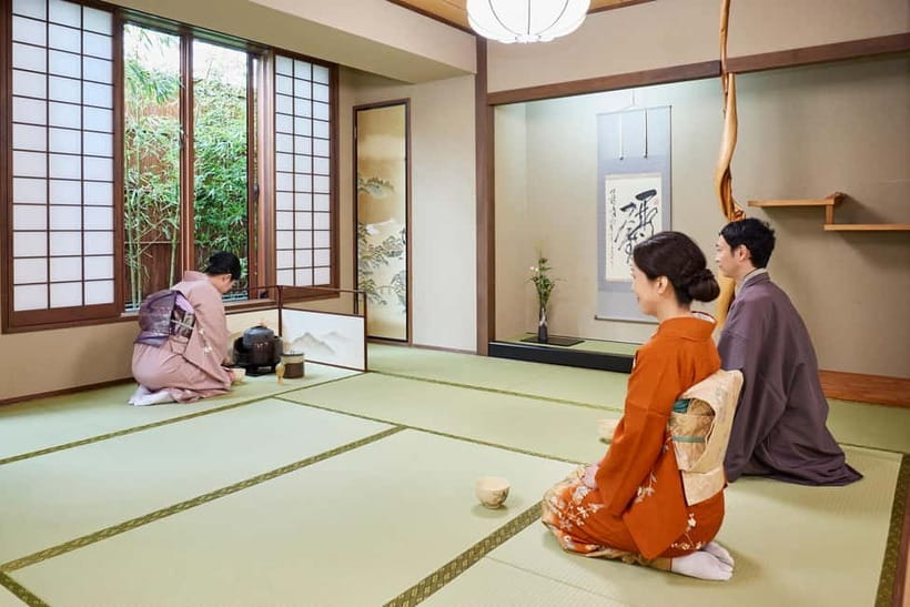 Asakusa: Kimono Tea Ceremony with Matcha and Sweet - Choosing your kimono and getting dressed