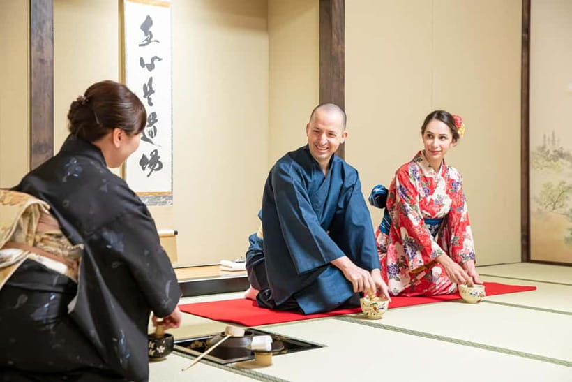 Asakusa: Kimono Tea Ceremony with Matcha and Sweet - The 90-minute schedule