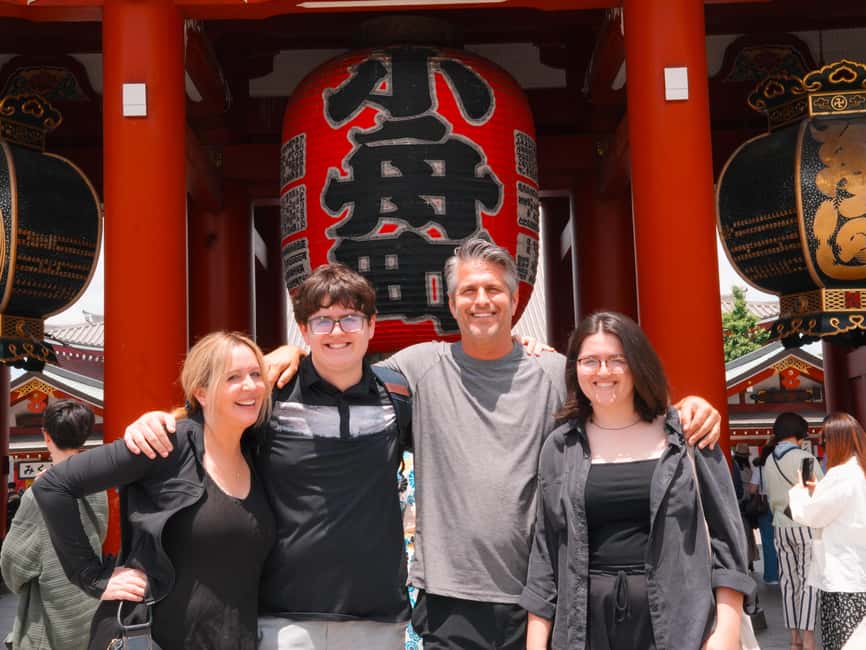 Asakusa Private Food Walking Tour for Family - What the $108 price includes