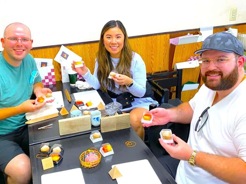 At an Antique Shop, Tea Ceremony and Japanese Sweets Forming - Making seasonal nerikiri with your hands