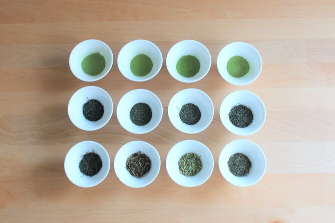 Authentic Japanese tea tasting session: sencha, matcha, gyokuro - From tea farms to regional differences