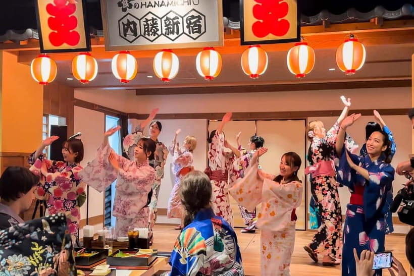 Bon Dance IZAKAYA in Shinjuku, Tokyo - Why the Bon Odori matters here