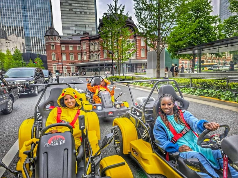 Cherry Blossom Go-Kart Tour with Insta360 Video & Photos - Ginza, Kabuki-za, and Tsukiji Honganji