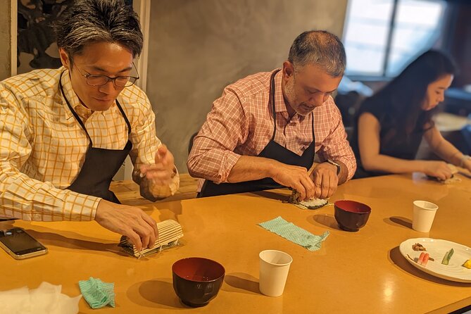 Create Your Own Party Sushi Platter in Tokyo - Miso soup and tamagoyaki add everyday value