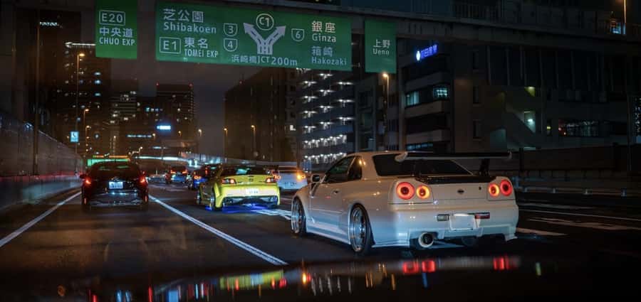 Daikoku & Tokyo Private JDM Tour by 700HP R34 GT-R - Autobacs Shinonome: a useful first stop
