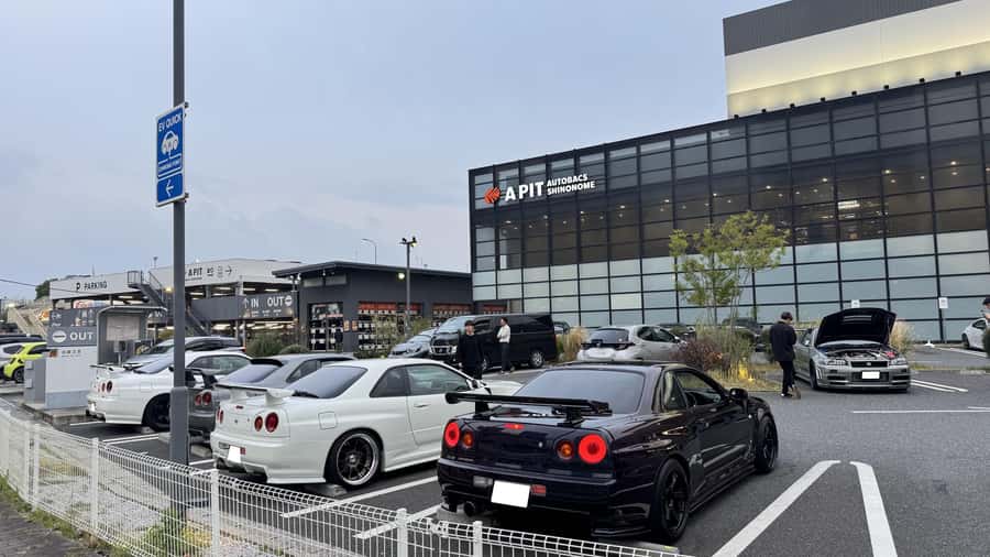 Daikoku & Tokyo Private JDM Tour by 700HP R34 GT-R - Rainbow Bridge and the return to Tokyo