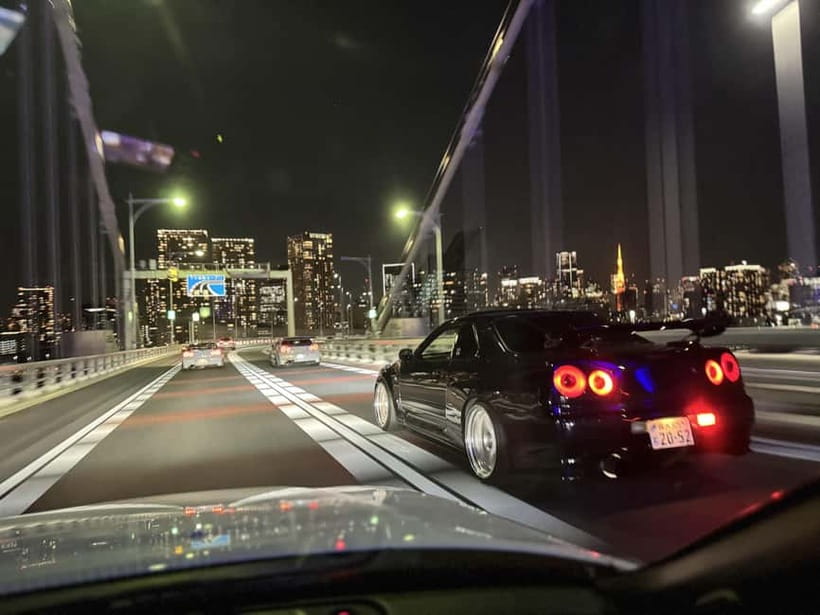 Daikoku & Tokyo Private JDM Tour by Tuned R34 GT-T Skyline - How the driving experience feels