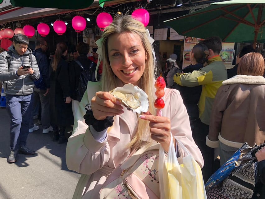 Dive into Tsukiji Fish Market Walking Friendly Food Tour - Namiyoke Inari Jinja and the return to Honganji