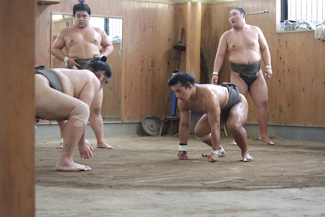 Experience the Sumo World in Tokyo - Meeting the wrestlers after practice
